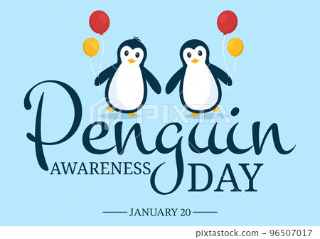 Happy Penguin Awareness Day on January 20th to Maintain the Penguins Population and Natural Habitat in Flat Cartoon Hand Drawn Templates Illustration Happy Penguin Awareness Day on January 20th to Maintain the Penguins Population and Natural Habitat in Flat Cartoon Hand Drawn Templates Illustration 96507017
