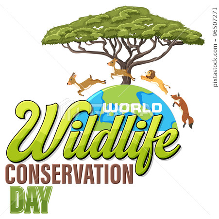 World wildlife conservation day banner design World wildlife conservation day banner design 96507271