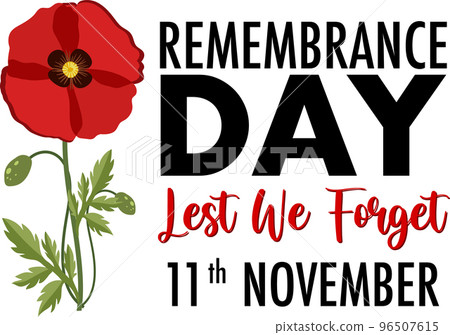 Remembrance Day Logo Design Remembrance Day Logo Design 96507615