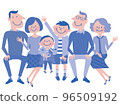 Smart B家族3代6人（藍色）5人 96509192