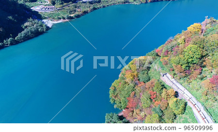 黑部峽谷 Torokko 火車無人機航拍 96509996