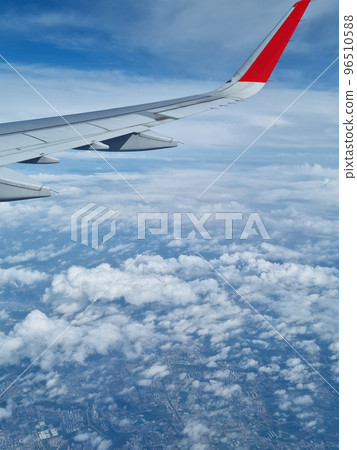 Sky and airplane 96510588
