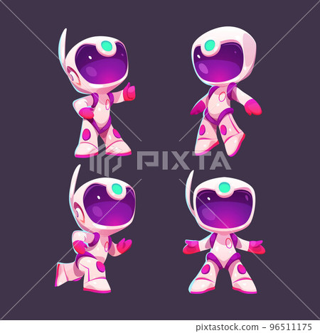 Cartoon astronaut isolated on background Cartoon astronaut isolated on background 96511175