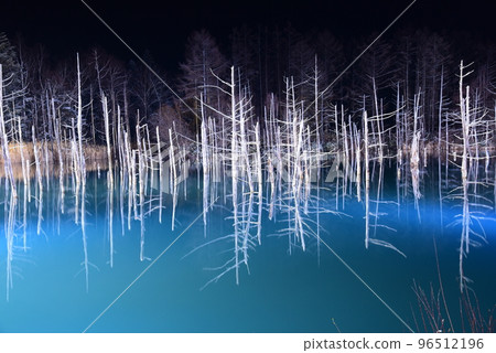 Blue pond light up Blue pond light up 96512196