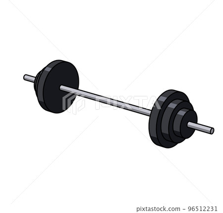 槓鈴對角線的插圖 96512231
