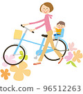 父母和孩子的一輛自行車 96512263