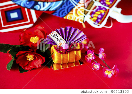 New Year image New Year's card material New Year image New Year's card material 96513593