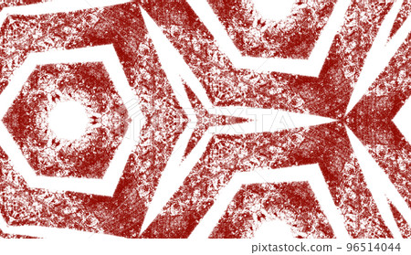 Ethnic hand painted pattern. Maroon symmetrical kaleidoscope background. Textile ready exceptional print, swimwear fabric, wallpaper, wrapping. Summer dress ethnic hand painted tile. Ethnic hand painted pattern. Maroon symmetrical kaleidoscope background. Textile ready exceptional print, swimwear fabric, wallpaper, wrapping. Summer dress ethnic hand painted tile. 96514044