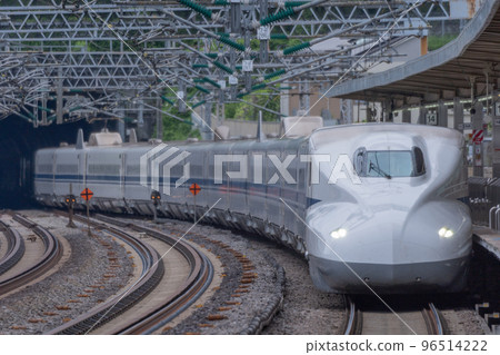 Odawara Station and Shinkansen Odawara Station and Shinkansen 96514222