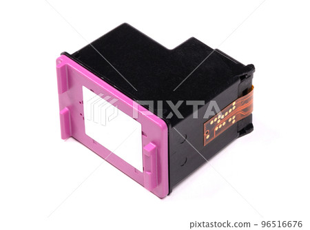 Ink jet cartridge, isolated on white Ink jet cartridge, isolated on white 96516676