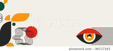 Simple design on white background. 96517263