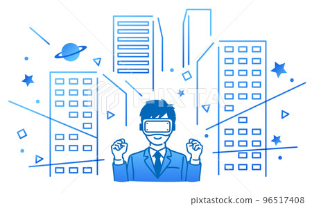 元界XR VR插畫素材 96517408