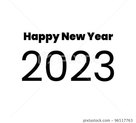 Happy New Year 2023, minimalist postcard, modern UI font design, vector quality Happy New Year 2023, minimalist postcard, modern UI font design, vector quality 96517763