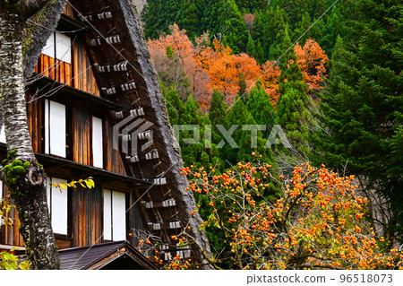 Shirakawa-go in autumn, home of the heart of Japan 96518073