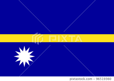 瑙魯國旗 96519360