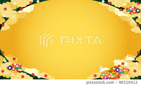 bg material-early spring rabbit 12 96520412