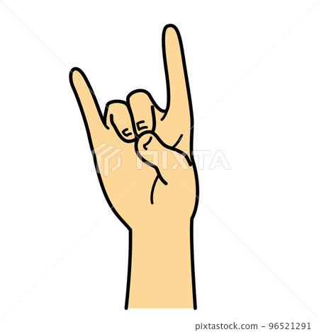hand, fox, digit - Stock Illustration [96521291] - PIXTA