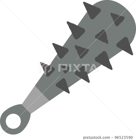Illustration of a demon gold stick 96523590