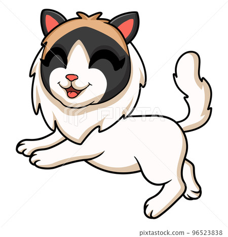 Cute rag doll cat cartoon 96523838