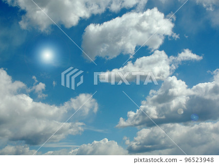 Cloudy sky background Cloudy sky background 96523948