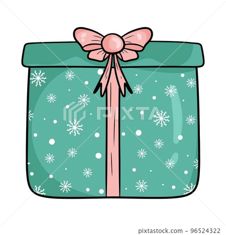 Color gift box with bow 96524322