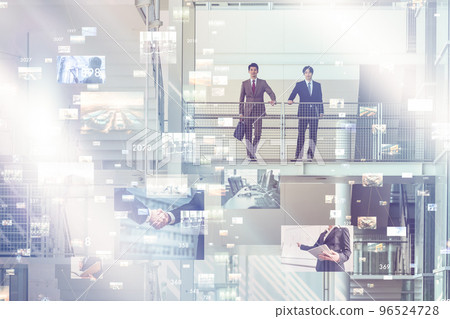 Hologram and DX business scene 96524728