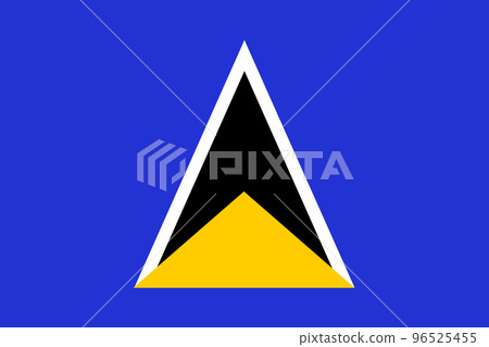 聖盧西亞國旗 96525455