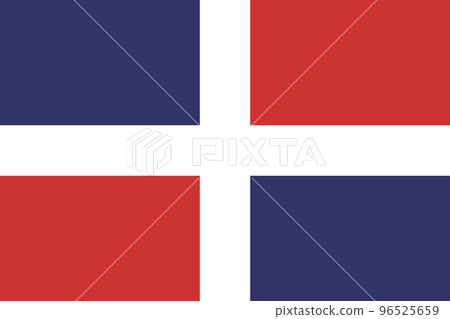 Dominican Republic national flag 96525659