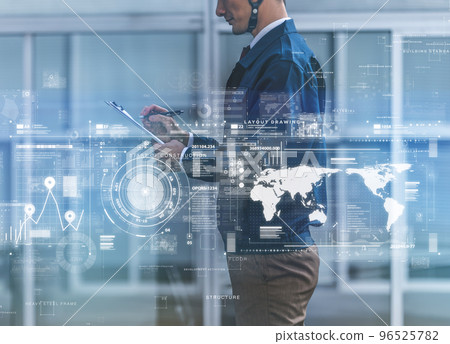 做檢查工作的商人 96525782