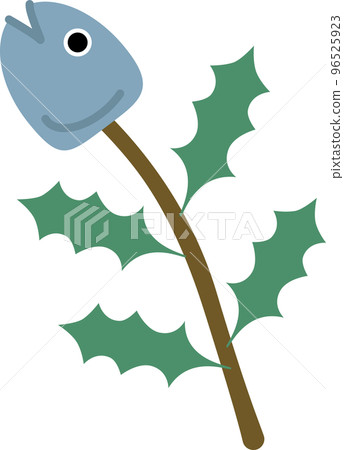 冬青沙丁魚的插圖 96525923