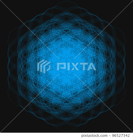 幾何圖案 分形 神聖幾何 多彩 圖標 個人資料圖片 96527342