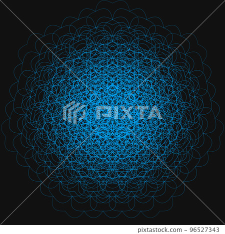 幾何圖案 分形 神聖幾何 多彩 圖標 個人資料圖片 96527343