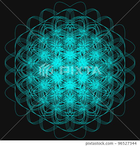 幾何圖案 分形 神聖幾何 多彩 圖標 個人資料圖片 96527344
