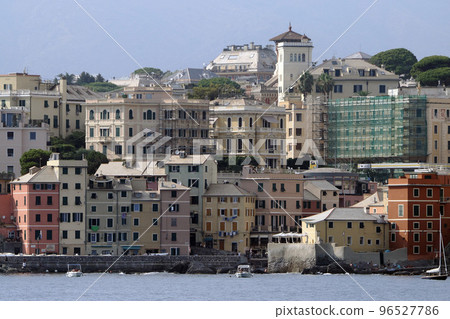 The beautiful village of Boccadasse in Genoa 96527786
