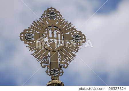 ihs church metal symbol detail ihs church metal symbol detail 96527824