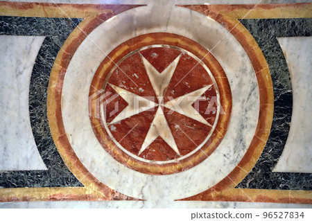 malta red cross symbol detail malta red cross symbol detail 96527834