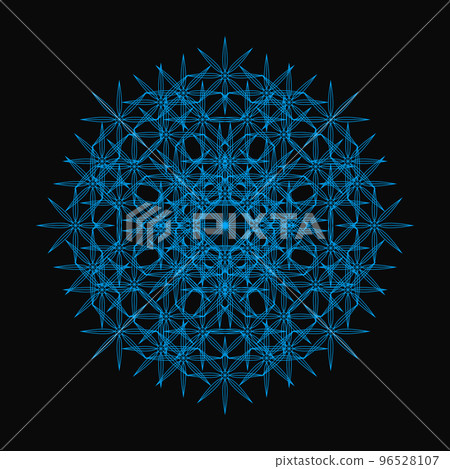 geometric pattern fractal sacred geometry colorful icon profile picture geometric pattern fractal sacred geometry colorful icon profile picture 96528107