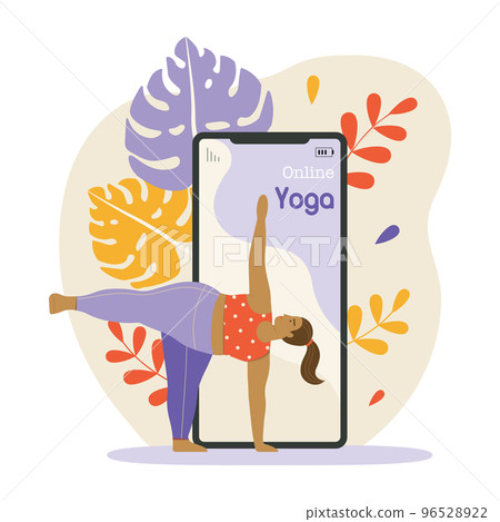 Online Yoga Classes Scene 96528922