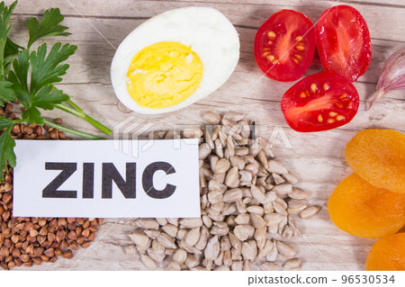 Ingredients containing natural zinc, fiber and other vitamins or minerals Ingredients containing natural zinc, fiber and other vitamins or minerals 96530534