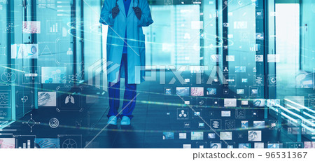 Male staff working in the medical field 96531367