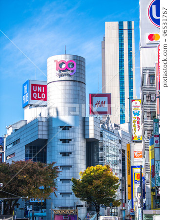 Tokyo cityscape in Japan Looking at Shibuya 109 and "Dogenzaka-dori" which appeared in redevelopment 96531767