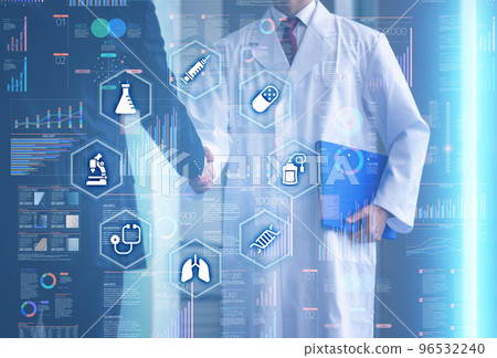 Digitization of the medical field / DX Working doctors 96532240