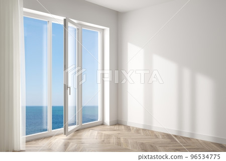 White plastic window and door in the new room White plastic window and door in the new room 96534775