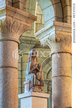 Interior of the monastery of Oseira at Ourense, Galicia, Spain. Monasterio de Santa Maria la Real de Oseira Interior of the monastery of Oseira at Ourense, Galicia, Spain. Monasterio de Santa Maria la Real de Oseira 96535919