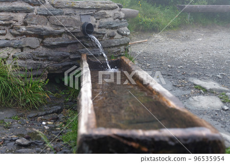 Hearty spring of water in Jesenik mountains. His name is deer spring. 96535954