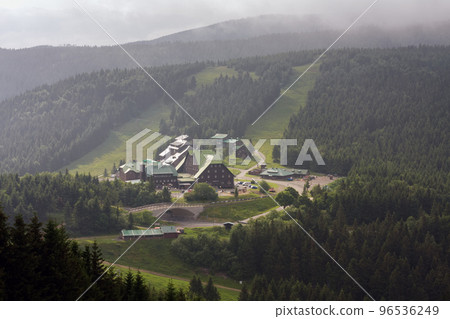 Mounatin hotel in Jesenik mountains. Ski and tourist centres in the Czech Republic Mounatin hotel in Jesenik mountains. Ski and tourist centres in the Czech Republic 96536249