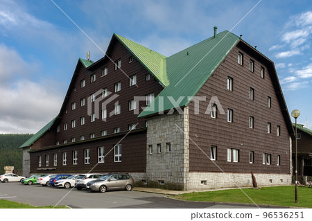Mounatin hotel  in  Jesenik mountains.  Ski and tourist centres in the Czech Republic 96536251