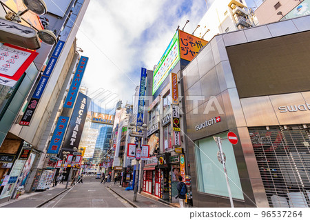 Cityscape of Shibuya Center-Gai, Shibuya-ku, Tokyo Cityscape of Shibuya Center-Gai, Shibuya-ku, Tokyo 96537264