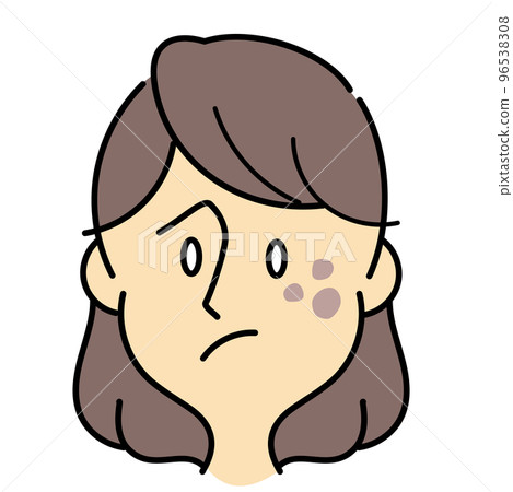 bob hair woman skin trouble bob hair woman skin trouble 96538308