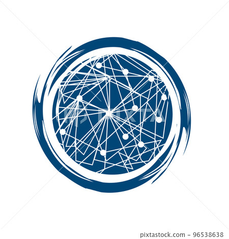 medical surgery orthopedic skull implant logo design vector illustration 96538638